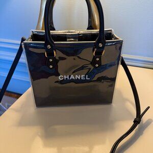 Cha Cha Shopper Bag Chanel Repurposed bag with adjustable strap and top handle B